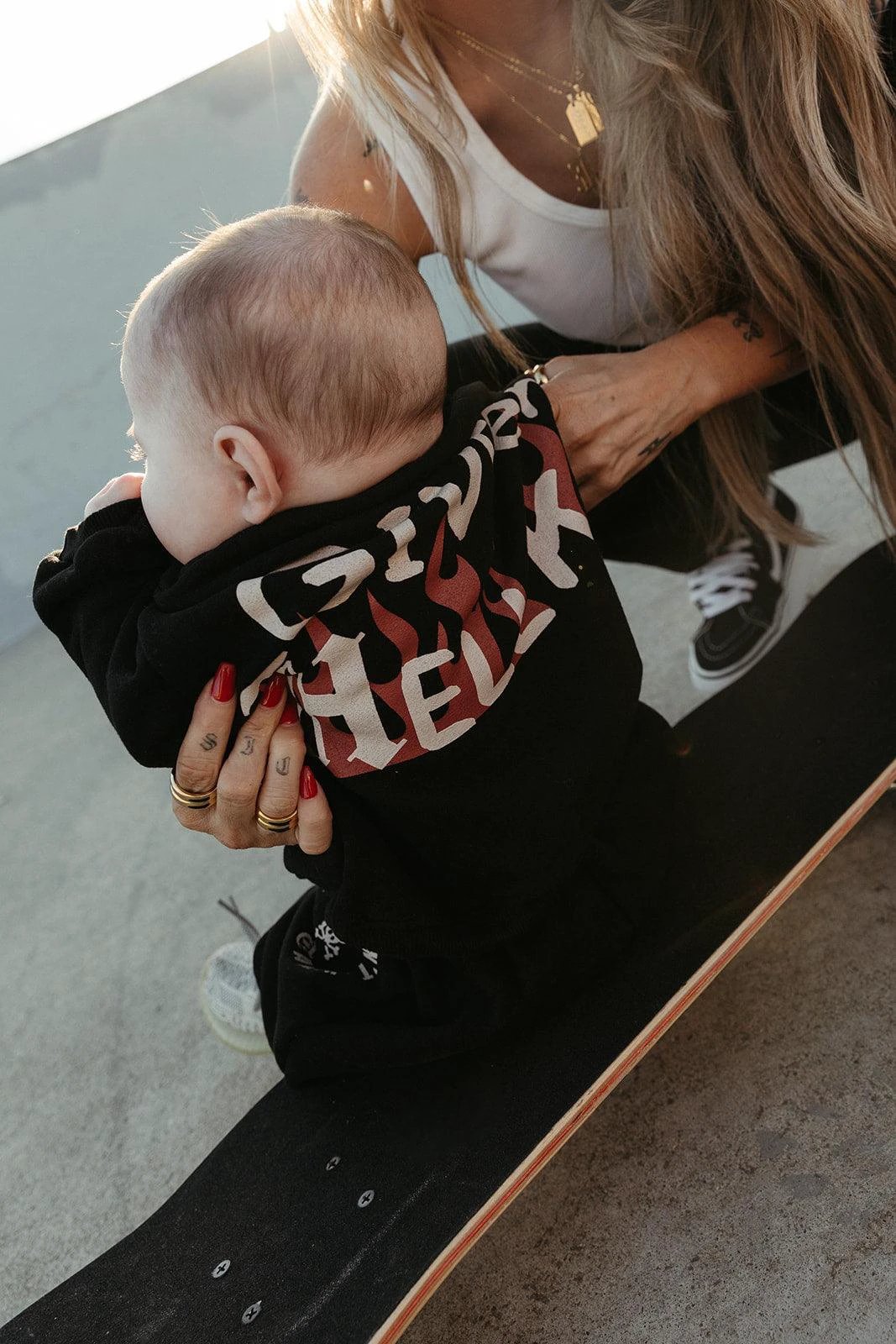 Give Em’ Hell Kids / Baby Sweat Set by Jagger + Cash
