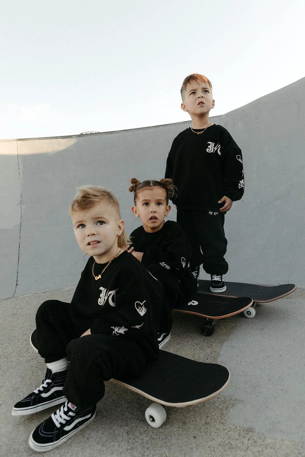 Give Em’ Hell Kids / Baby Sweat Set by Jagger + Cash