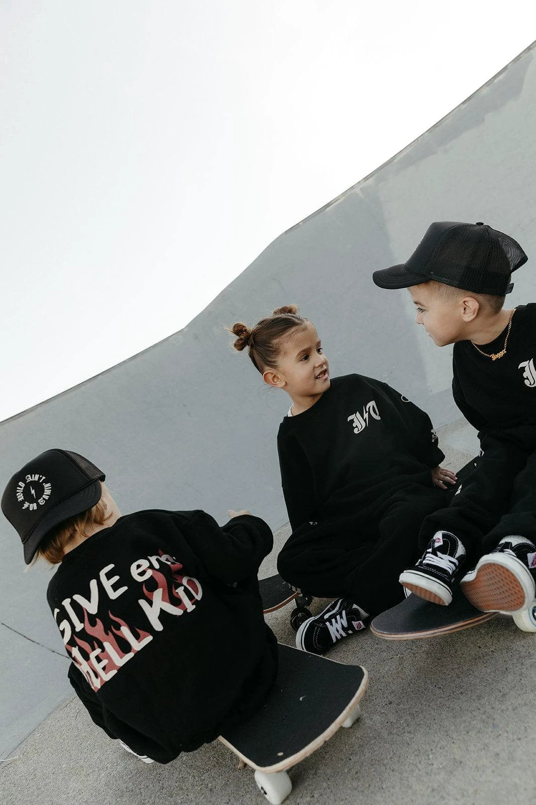 Give Em’ Hell Kids / Baby Sweat Set by Jagger + Cash