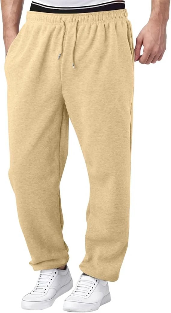 Men's Straight Loose Leisure All-matching Sweatpants by GJG Denim