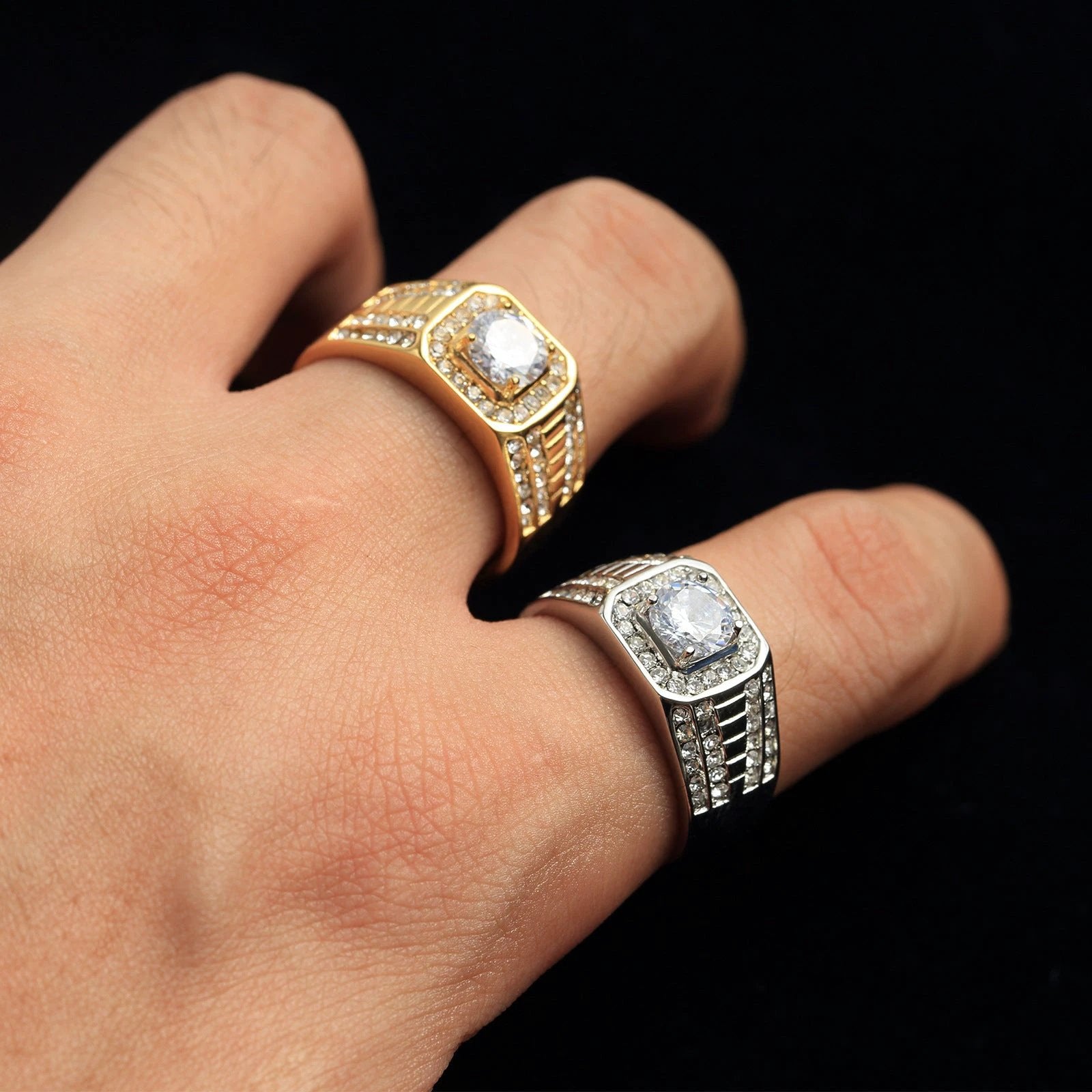 Fashion Hip-hop Men's Ring by GJG Denim