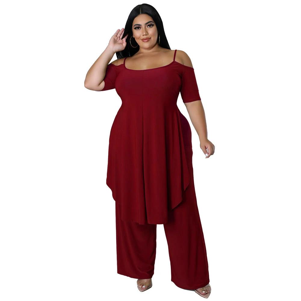 Arrival Solid-color Sexy Camisole Two-piece Set by GJG Denim