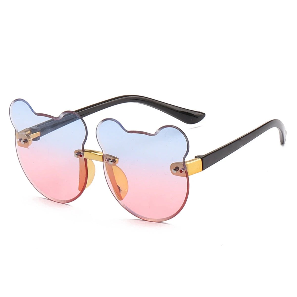Cat Ear Kids Sunglasses Frameless Shape by GJG Denim