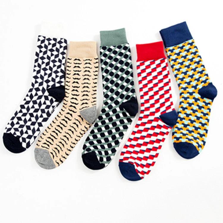 Men's Casual Cotton Socks by GJG Denim