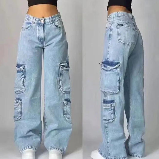 Fashionable American-style Workwear Denim Jeans For Women by GJG Denim