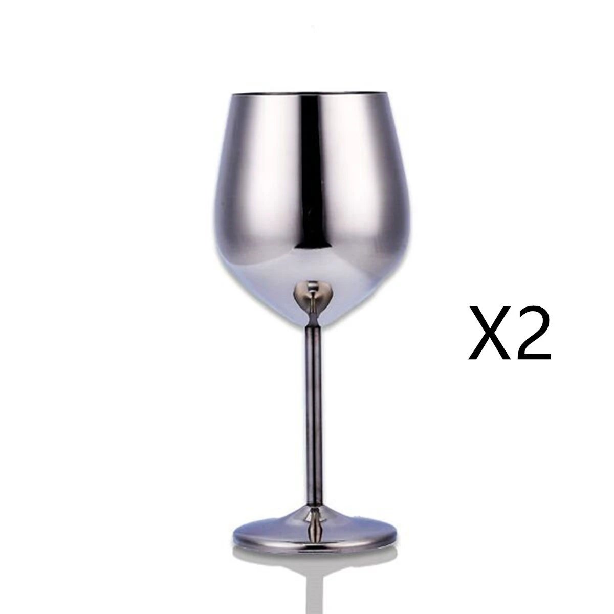 Stainless steel wine glass by GJG Denim