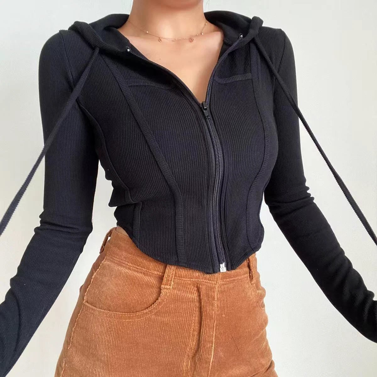 Women's Workout Clothes Sports Top Running Jacket by GJG Denim