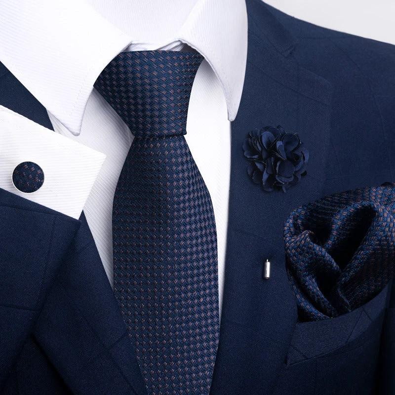 Men's Tie and Pocket Square Combo by GJG Denim
