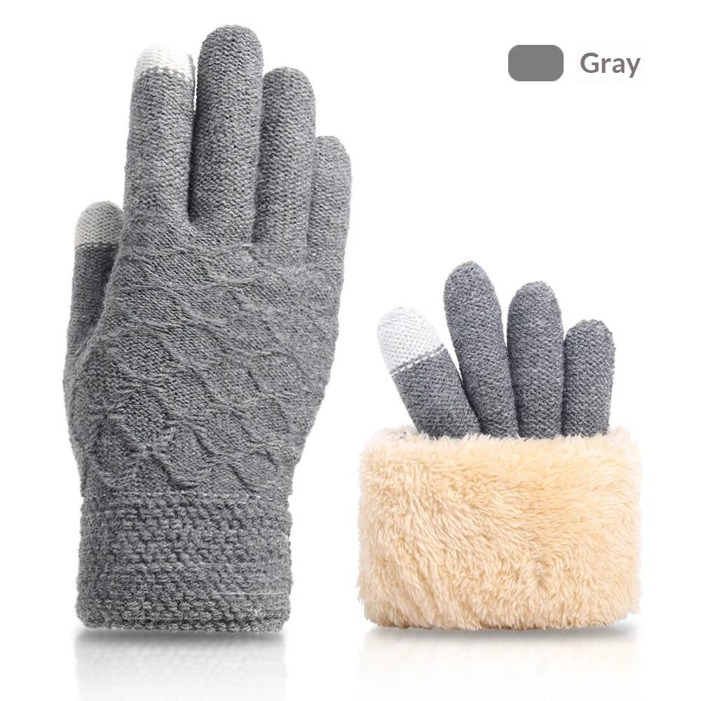 Fall And Winter Touchscreen Gloves For Men With Fleece Lining by GJG Denim