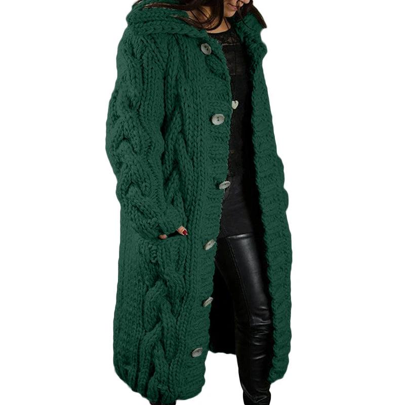 Women's Cardigan Plus Size Sweater Coat by GJG Denim