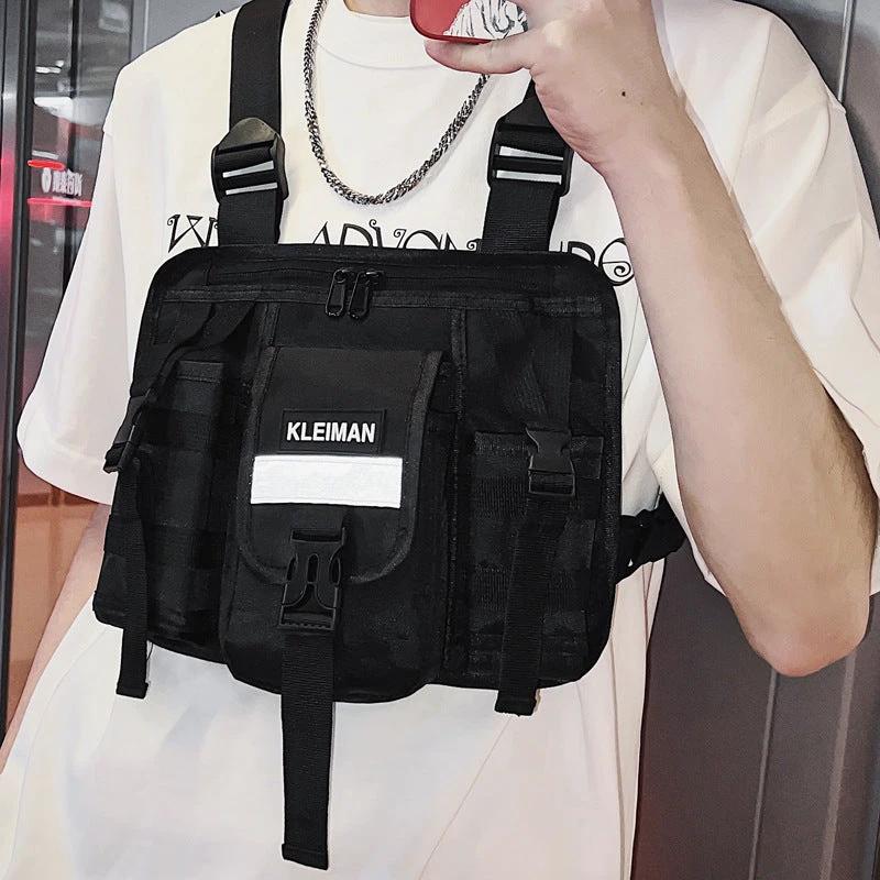 Casual Tactical Chest Bag For Men by GJG Denim