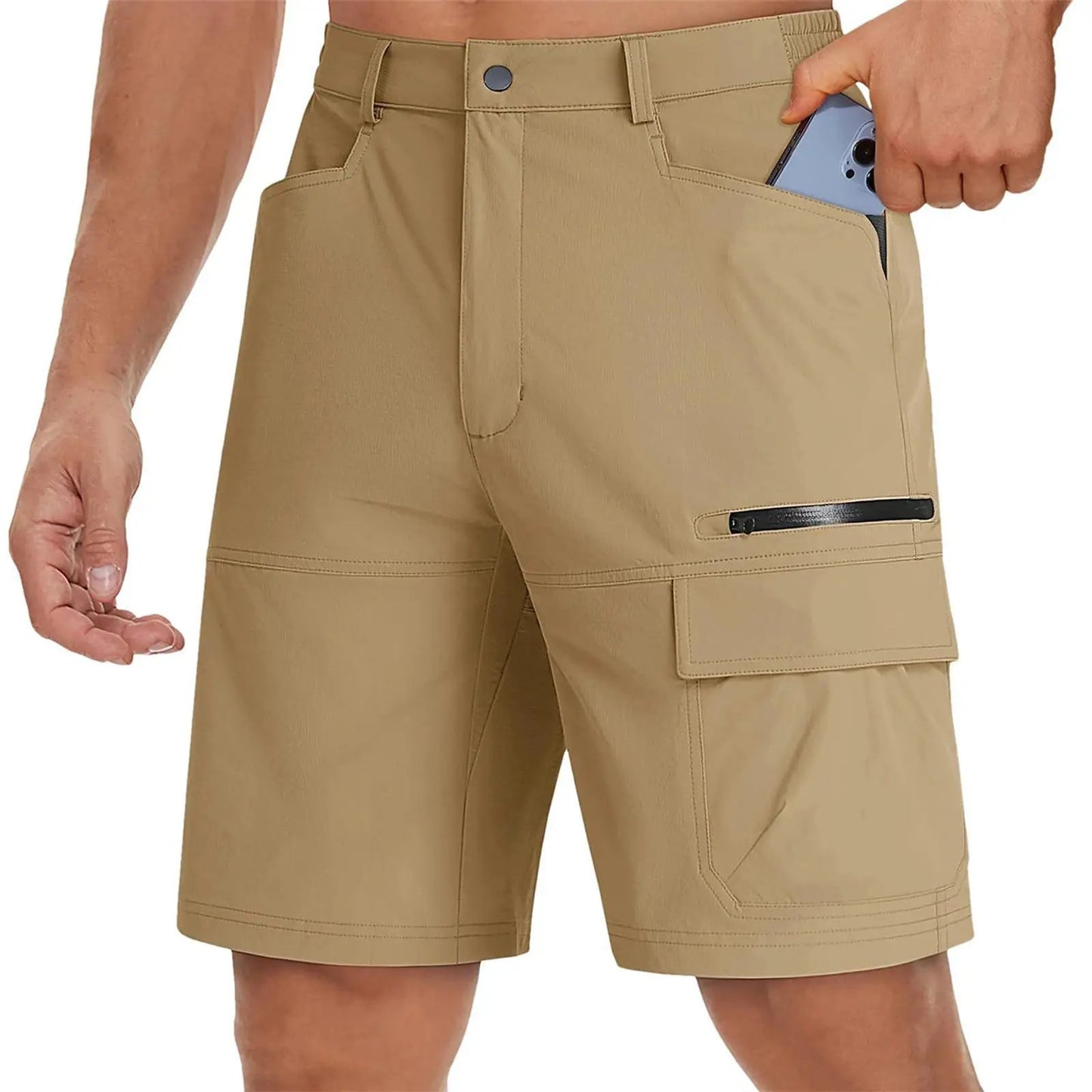 Men's Multi-Pocket Shorts by GJG Denim