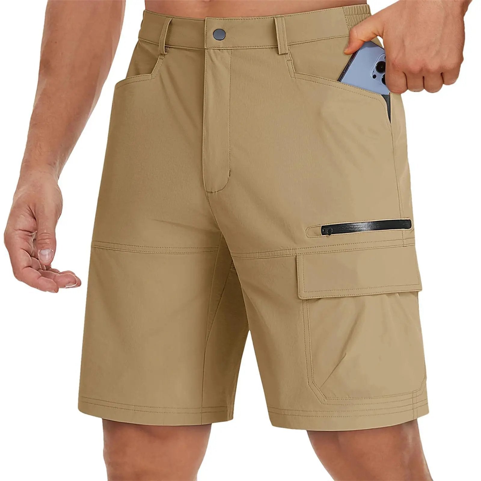 Men's Multi-Pocket Shorts by GJG Denim