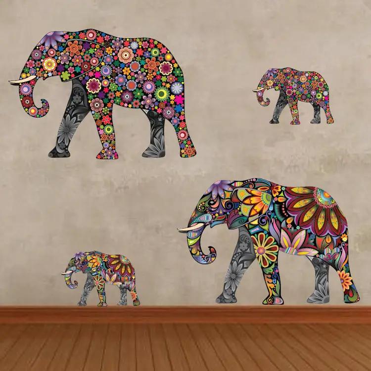 Elephant Living Room Decor Wall Sticker by GJG Denim