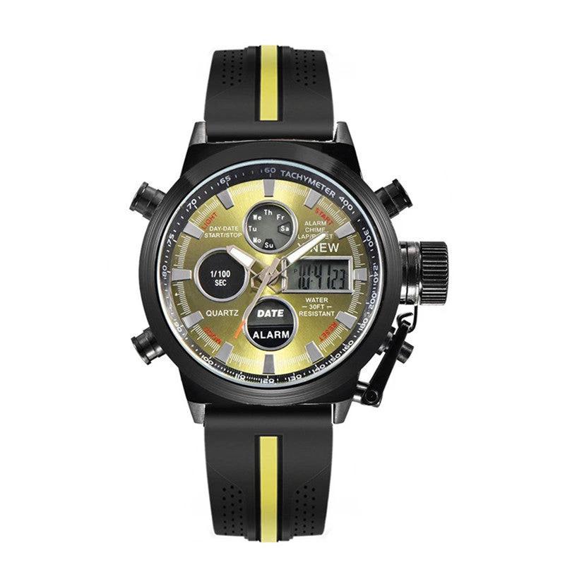 Men's Fashion Belt Multi-functional Watch by GJG Denim