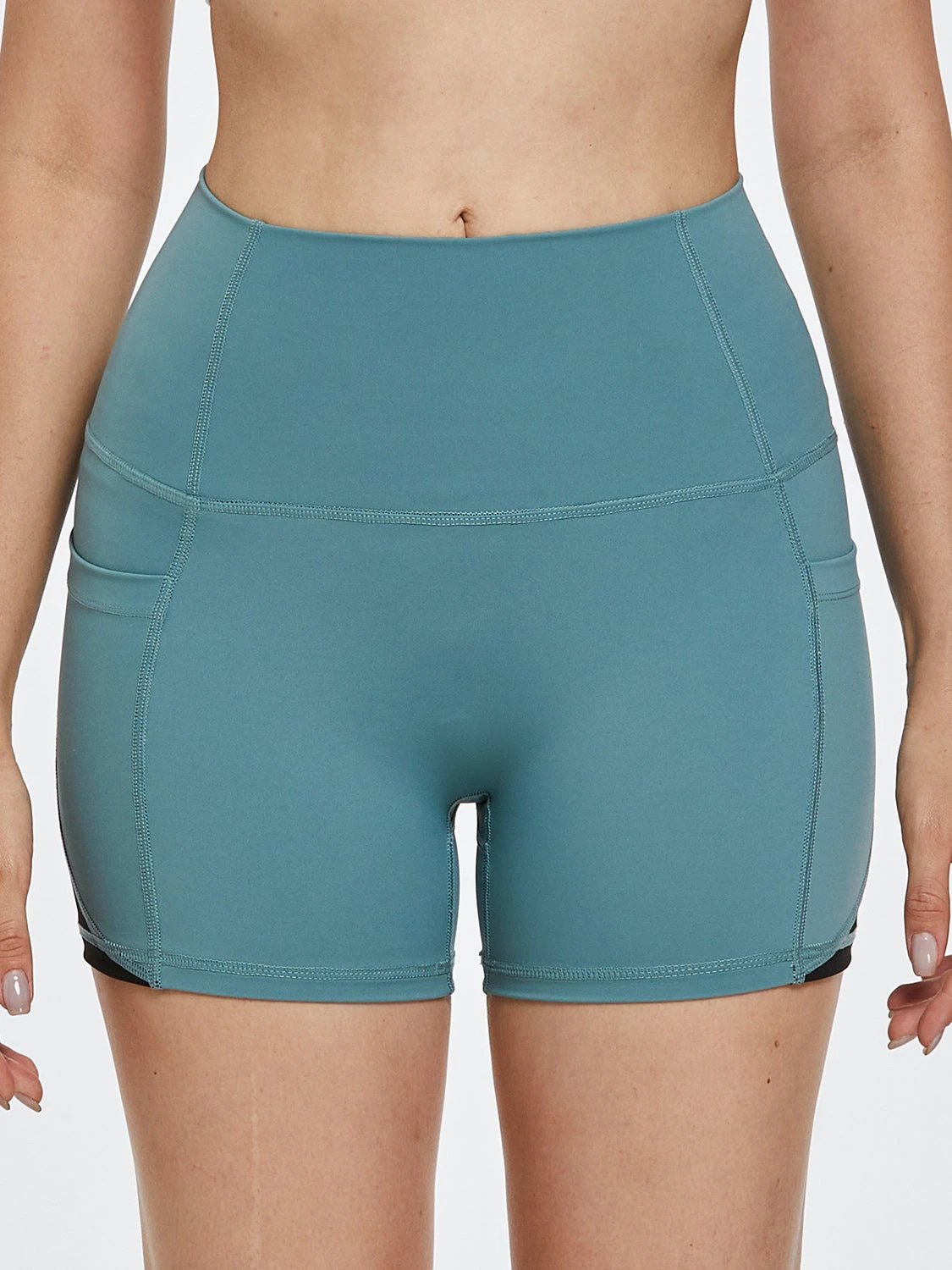 High Waist Active Shorts by Lady Ros