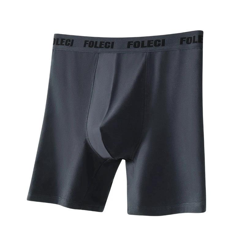 Men's Lengthened Sports Boxer Briefs Pure Cotton Breathable by GJG Denim