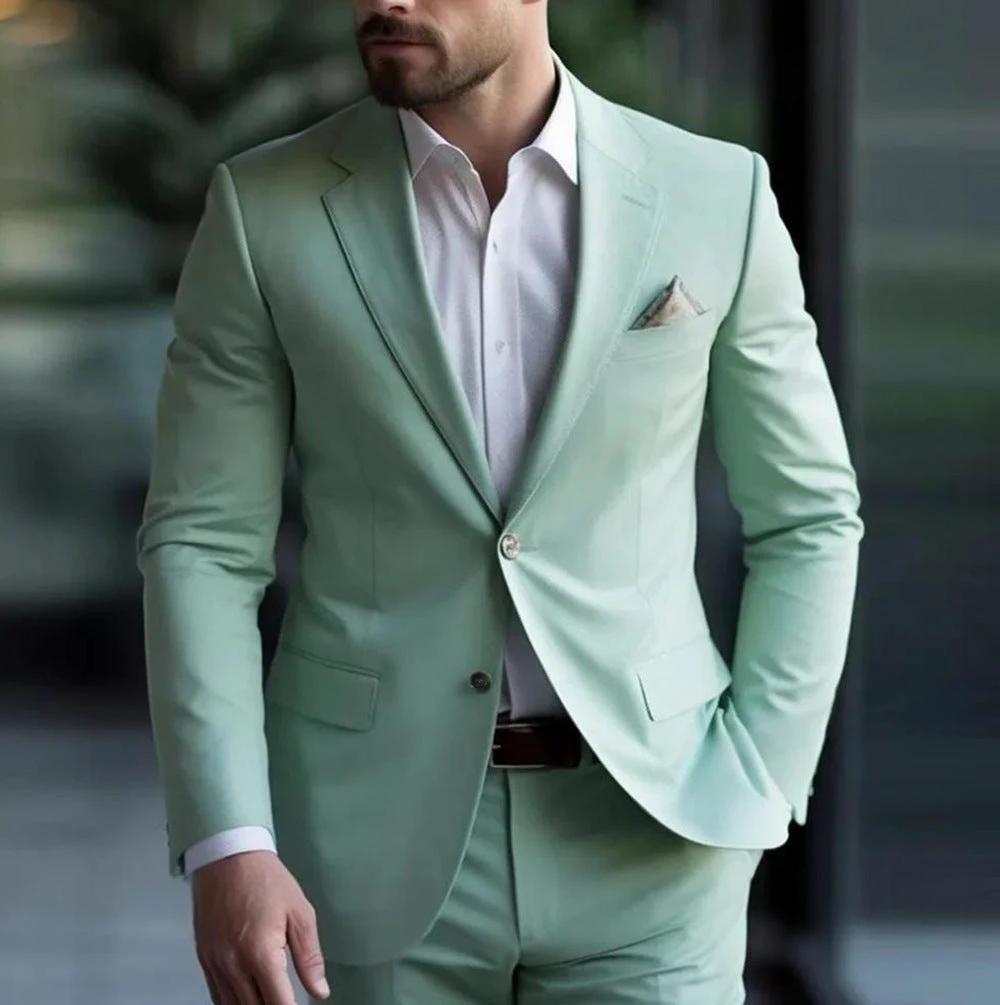 Men's Two-piece Suit by GJG Denim