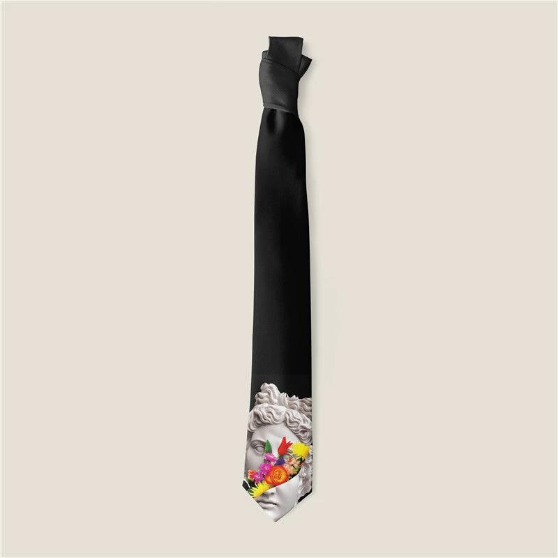 Men's Creative Print Tie by GJG Denim