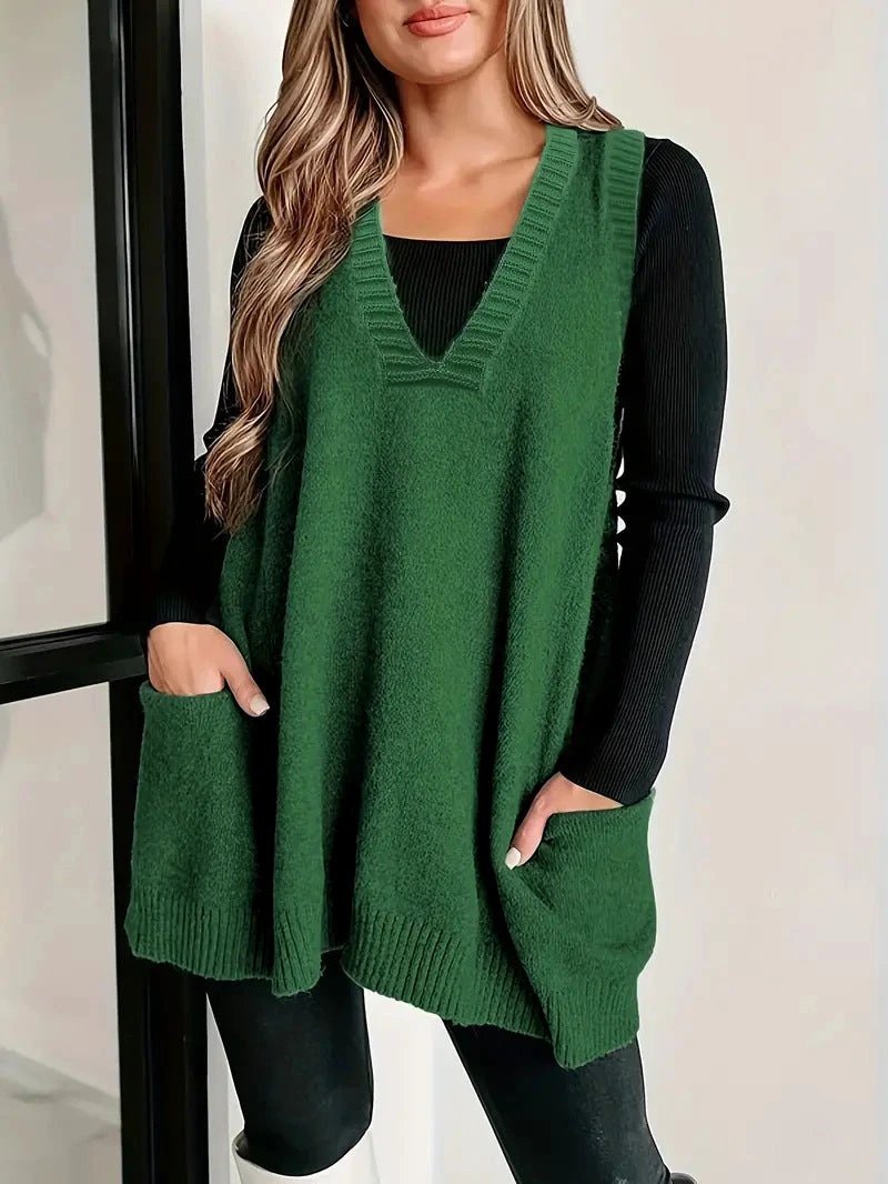 Loose Plus Size Sleeveless Pullover Casual Fashion by GJG Denim