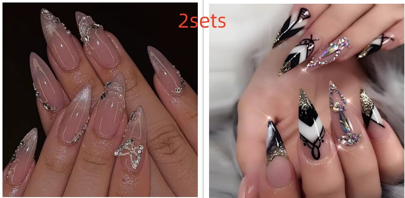 Butterfly Nail Sticker Hot Girl Cat Eye Diamond Wearing Armor by GJG Denim
