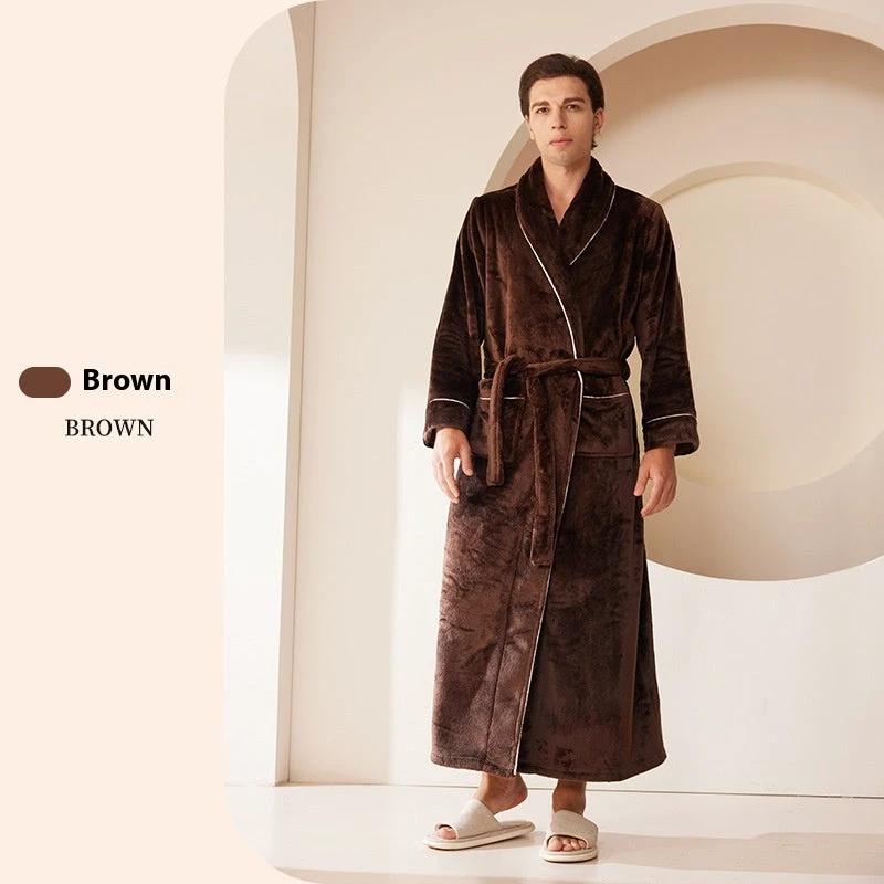 Men's Long Bathrobe by GJG Denim