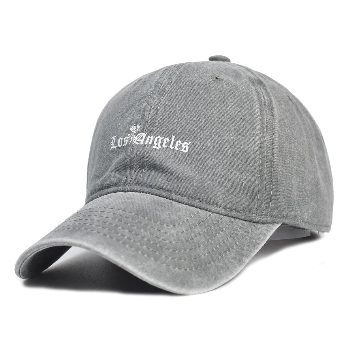 Washed Cotton Printed Dad Hat For Men by GJG Denim