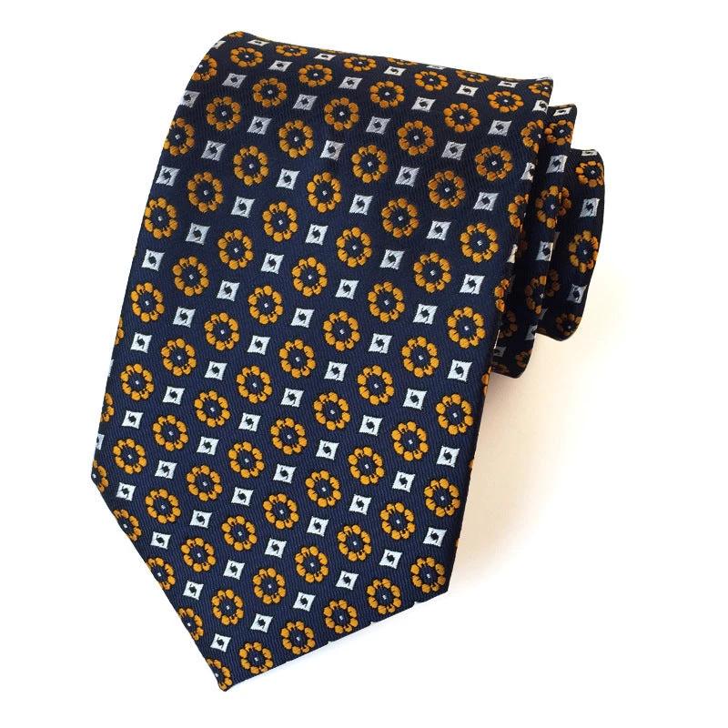 Men's Casual Formal Wear Polyester Jacquard Tie by GJG Denim