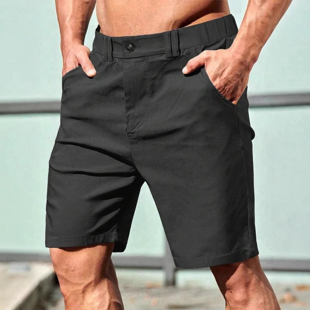 Men's Casual Straight Shorts by GJG Denim