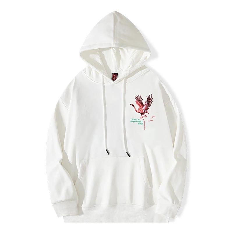 Men's Flamingo Hooded Sweater by GJG Denim