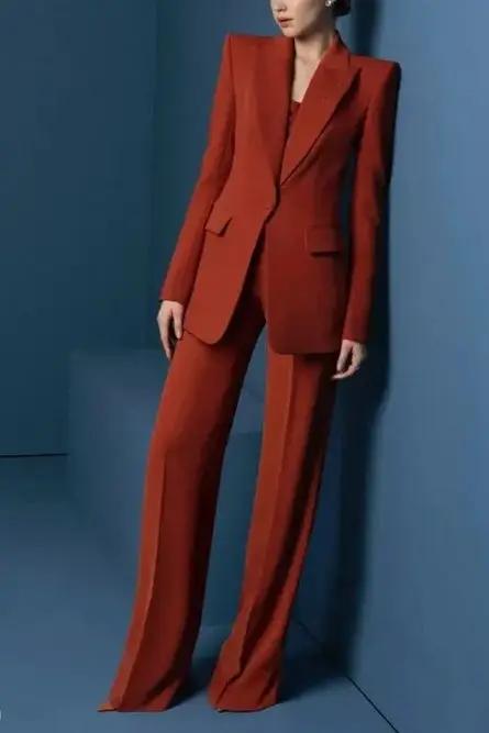 Structured - Outline Color - Block 2 - Piece Suit by GJG Denim
