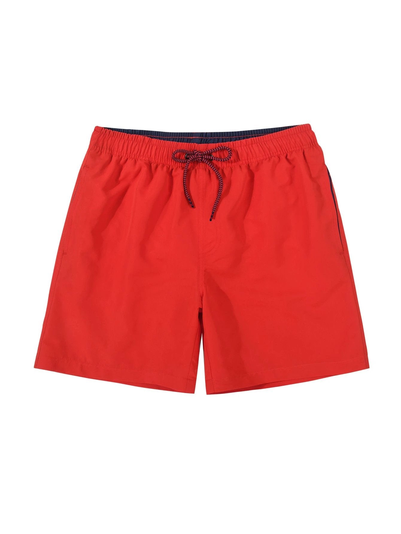 Solid Color Lined Men's Swim Trunks Relaxed Fit And Quick Drying by GJG Denim