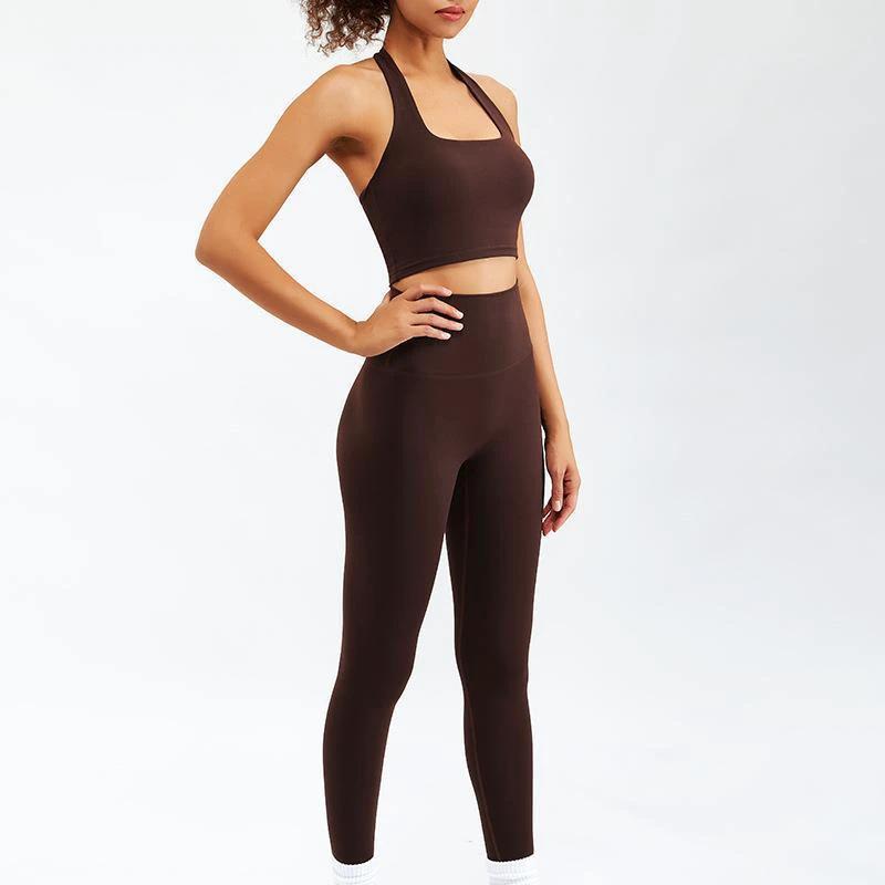 Nude Feel Yoga Long-sleeve Zipper Workout Clothes Suit by GJG Denim