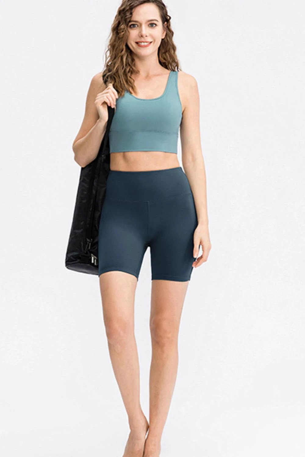Wide Waistband Sports Shorts by Lady Ros
