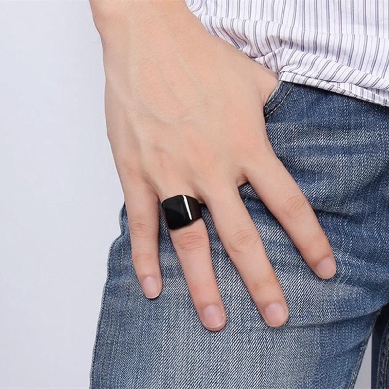 Men's Solid Color Ring by GJG Denim