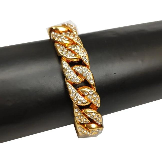 Cuban Chain Men's Bracelet by GJG Denim