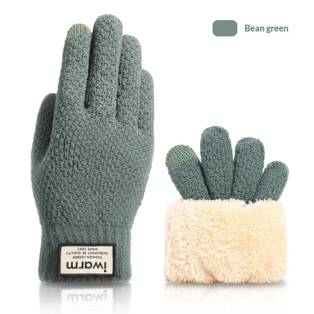 Fall And Winter Touchscreen Gloves For Men With Fleece Lining by GJG Denim