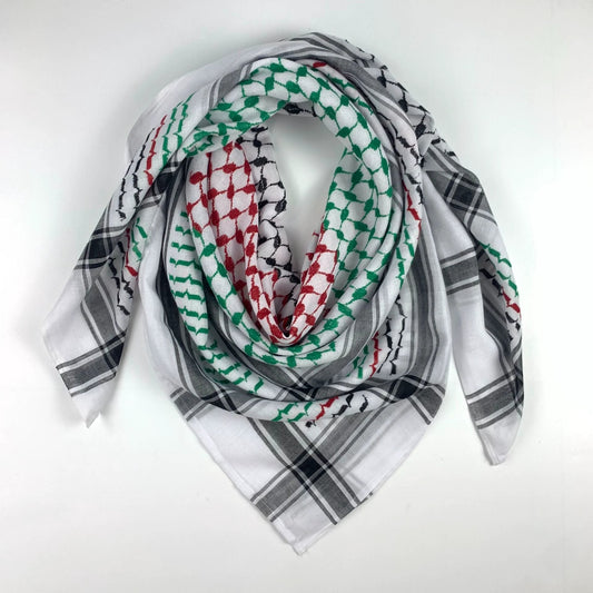 Jacquard Square Scarf For Men by GJG Denim