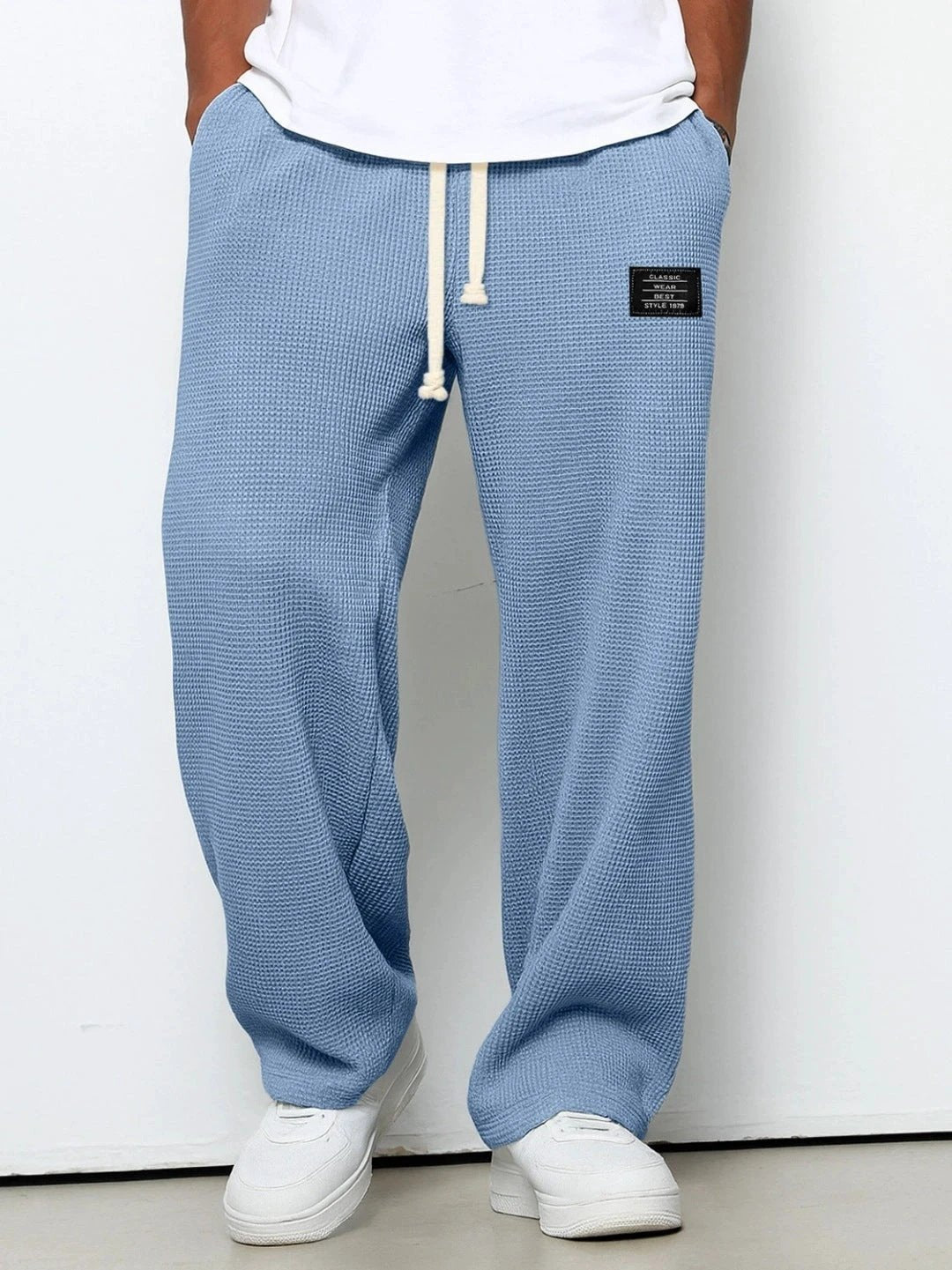 Men's Loose Straight Leg Casual Sweats by GJG Denim