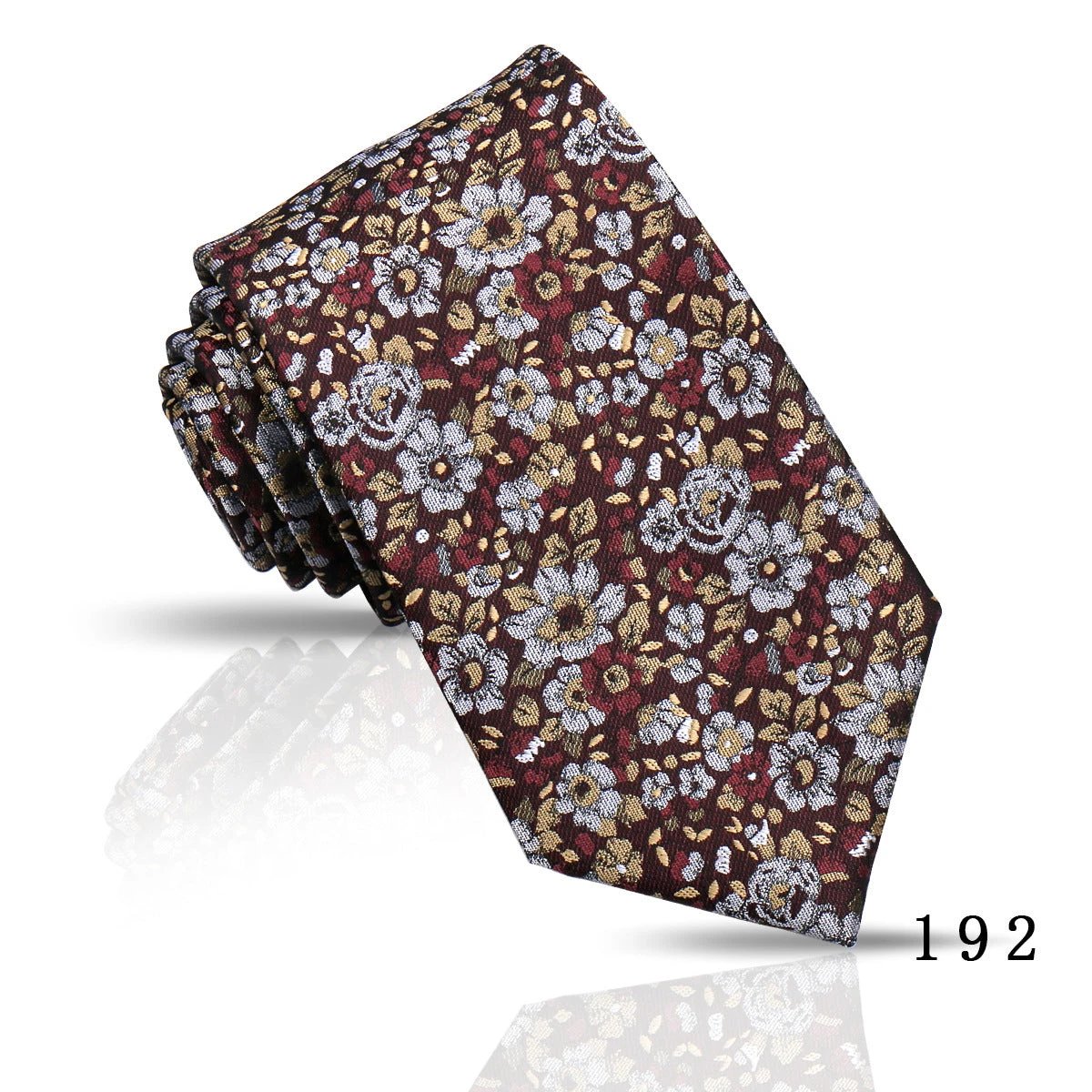 Men's Casual Polyester Jacquard Ties by GJG Denim