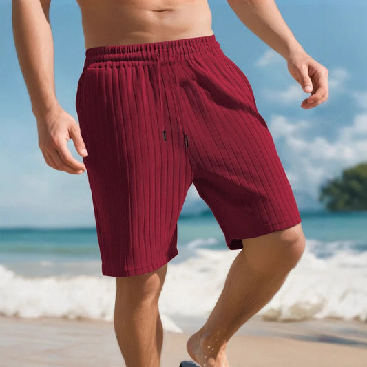 Sports Shorts Multi-bag Lace Men's Striped Beach shorts by GJG Denim