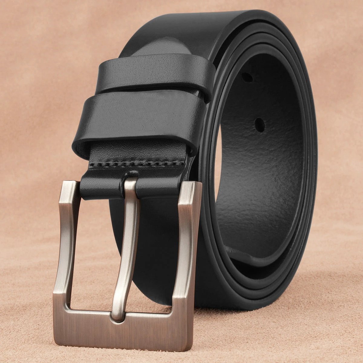 Men's Pin Buckle Business Casual Belt by GJG Denim