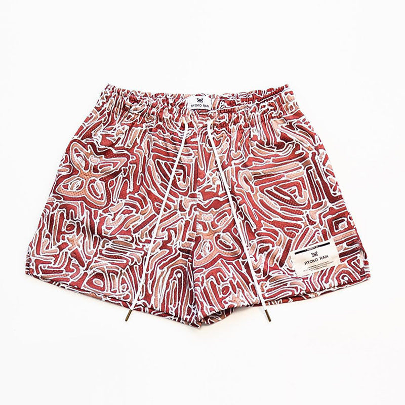 Shorts For Men And Women In Summer Casual Mesh Breathable And Loose Fitting by GJG Denim