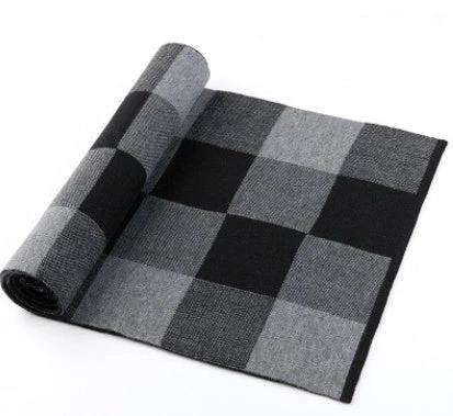 Men's Wool Plaid Scarf by GJG Denim
