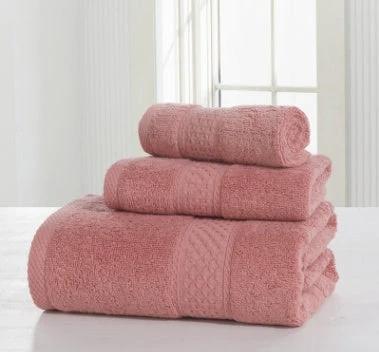 Cotton soft double-sided thickening towel skin-friendly bath towel beauty salon bathrobe bath towel set by GJG Denim