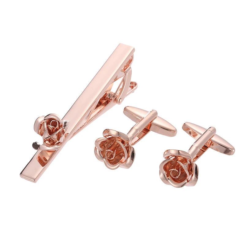 Men's Tie Clip and Cufflinks Set by GJG Denim