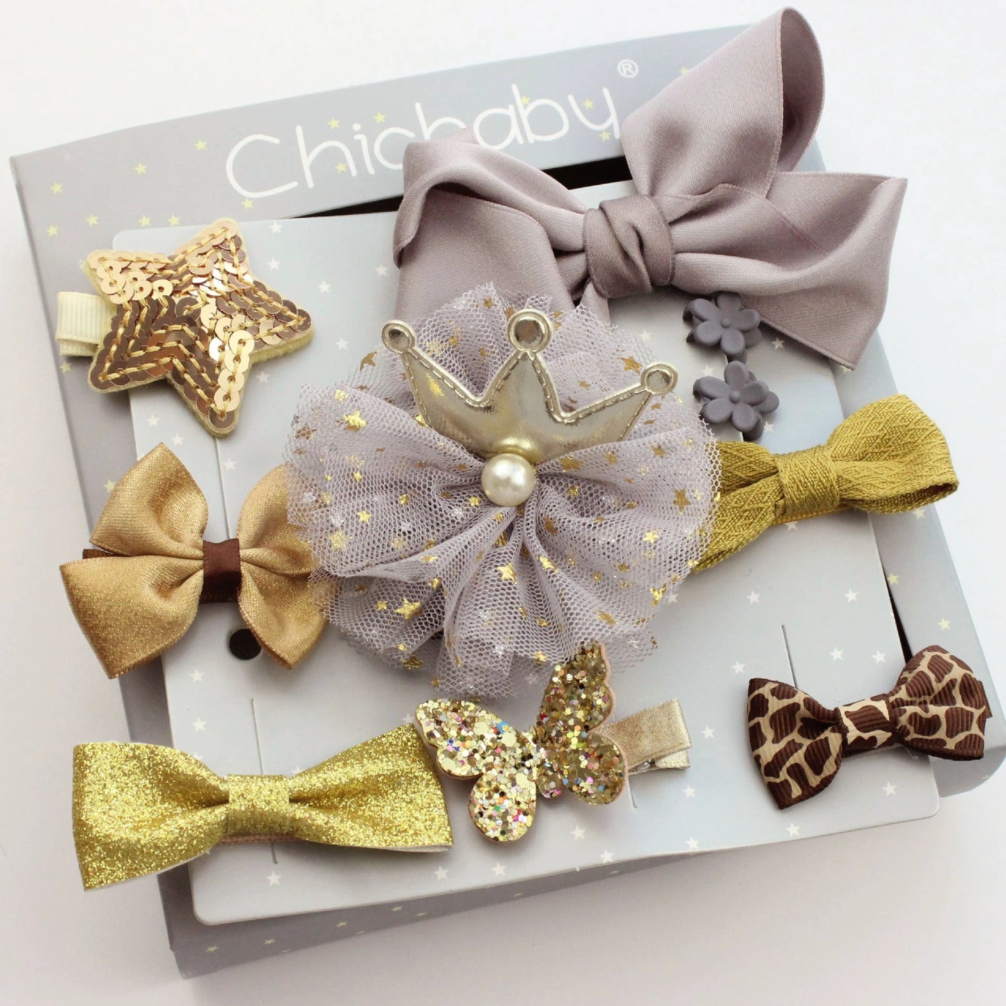 Baby baby headwear set Christmas gift box by GJG Denim