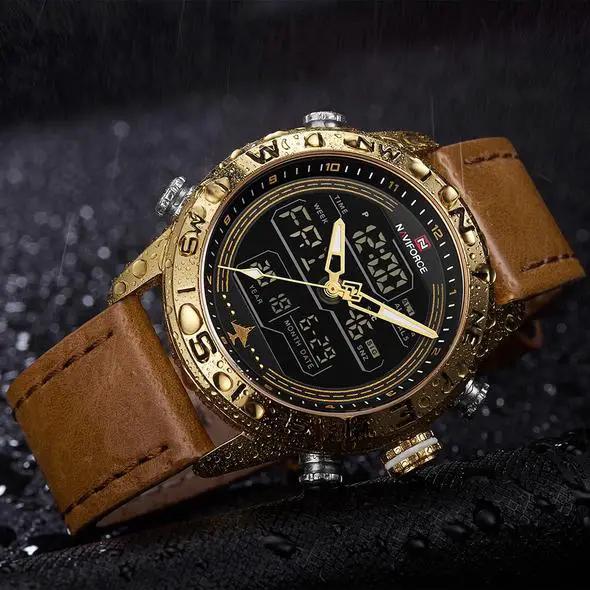 Men's Sport LED Analog Digital Watch by GJG Denim