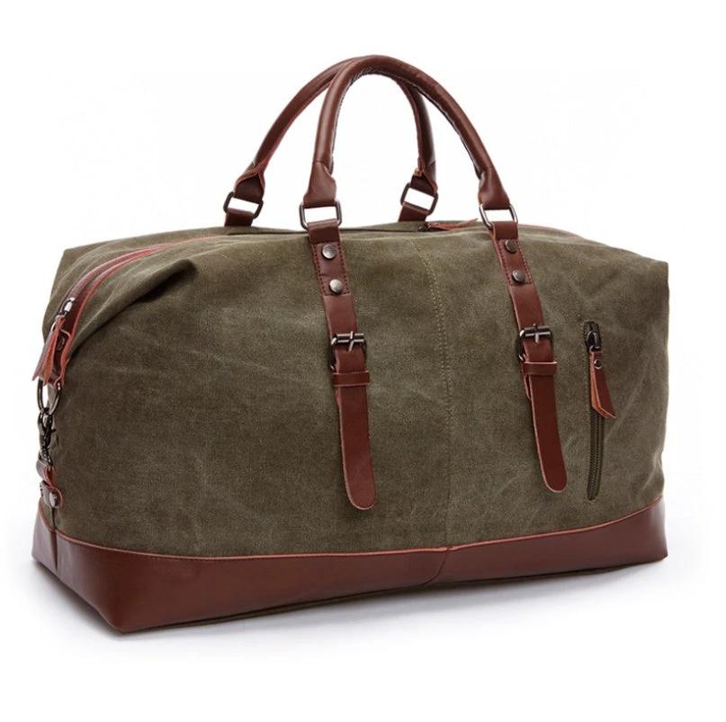Retro Canvas Tote Bag For Men by GJG Denim