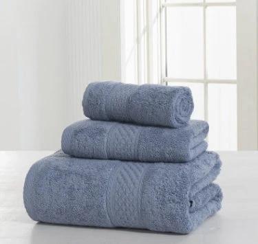 Cotton soft double-sided thickening towel skin-friendly bath towel beauty salon bathrobe bath towel set by GJG Denim
